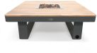 Happy Cocooning Horizon 95 - Design Gasvuurtafel Vierkant - Acaciahout & Aluminium - Smokey Anthracite - 95x95x35 cm