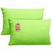 NatureMark Jersey kussenhoezen, 40 x 60 cm, appelgroen, set van 2