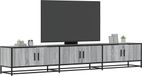Maison Exclusive - meuble TV, gris sonoma, 240 x 35 x 41 cm, bois composite