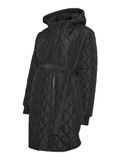 MAMALICIOUS MLVILMA QUILTED 2IN1 JACKET EXC Dames Gewatteerde Jas Zwart M
