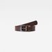 G-Star Zed Belt Heren Leer Dk Brown/Black Metal