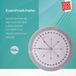 SOHO Koershoekmeter 12,6 Cm – Transparant – Meetinstrument hoekafstelling – Universeel afstelapparaat – Multifunctioneel meetgereedschap – 12,6 cm