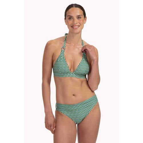 Cyell Bikinibroekje Groovy Graphic Groen/Ivoor/Goud