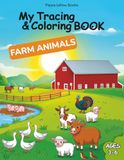My Farm Animals for Kids Ages 3–6: My Tracing & Coloring Book