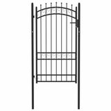 vidaXL Portail EMMEN 102 x 225 cm Acier Noir