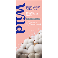 Wild Deodorant Roller Fresh Cotton & Sea Salt Navulling - 50ml