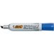 BIC Velleda 1781 Marqueur pour tableau blanc, Pointe biseautée, Bleu, 12 pièces
