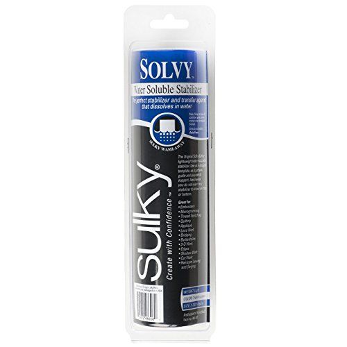 Sulky Solvy Wateroplosbare Stabilisatorrol, 7,9 inch door 9-Yard, Synthetisch, 1 Pack