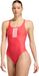 Adidas Performance 3-Stripes V-Back Badpak - Dames - Rood