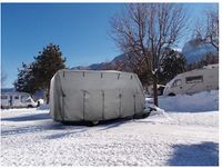 Brunner Caravanhoes 6M - Voor Caravans van 450-500 cm - 4-Lagen Ademend & Waterafstotend - UV-Bescherming - Wasbaar - Inclusief Opbergtas