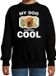 Bellatio Decorations Shar pei honden trui / sweater my dog is serious cool zwart - kinderen - Shar peis liefhebber cadeau sweaters - kinderkleding / kleding 122/128