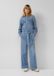 s.Oliver Overall Blauw Lyocell Katoen Denim Lange Mouw Casual Vrouwen
