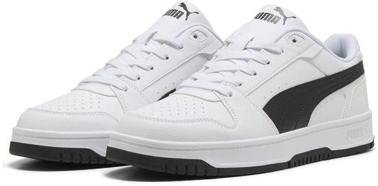 PUMA Rebound Slam Lo Sneakers Unisex, Zwart/Wit, Maat 43