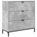 vidaXL Dressoir Beton Grijs 79,5 x 33 x 82 cm Bewerkt Hout