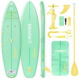 HUIIKE SUP Board Touring - Opblaasbaar Paddle Board met Accessoires, Peddel, Vinnen, Pomp - Stand Up Paddle Hoge Stabiliteit - 320 x 81 x 15 cm - Max. 130 kg