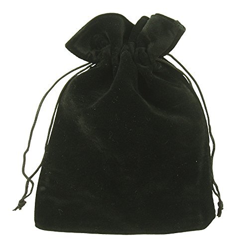 Urns UK Tas Accessoires Velvet Urn Pouch SML Zwart, 14x11 cm