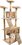 Viking Choice Krabpaal kattenboom XXL 170 x 49 x 49 cm beige bruin logo