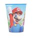 HERBRUIKBARE STOR Super Mario Bros Kinderbeker, 260 ml, van kunststof, herbruikbaar, onbreekbaar, BPA-vrij, ideaal voor kinderen thuis en op school