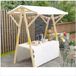 Merkloos Opvouwbare Duwkar - Marktkraam Kar - Mobiele Verkoop - Verstelbare Planken - 120x60x10 cm - Wit