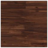 vidaXL - Rechthoekig Tafelblad 70 x 70 x 3,5 cm Vierkant Donkerbruin