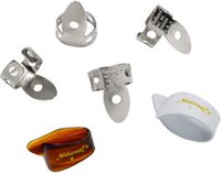D'Addario NP27T8W-06 National Nickel Finger Pick Bundle Vingerplectrums (6 stuks)