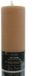 Lumineo bougie LED marron/blanc chaud 7x19cm