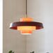 Nola Suspension Rico, Ø 38 cm, rouge, métal/verre