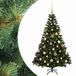 vidaXL Kunstkerstboom met ballen 120 cm 150 LED's Warmwit