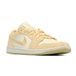Nike Air Jordan 1 Low Dames Geel Leer Rubber Veters 38.5