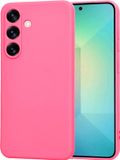 Techsuit Hoesje geschikt voor Samsung Galaxy S25 - Soft Flex Silicone Back Cover - Hot Pink