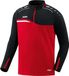 Jako - Zip top Competition 2.0 - Lange mouw - Rood/Zwart - Maat 128