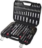 TOOLCRAFT TO-10674597 Bit- en steeksleutelset 1/2, 1/4, 3/8 196-delig
