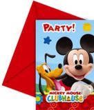 Disney Folat Mickey Mouse Uitnodigingen Versiering 6 stuks