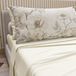 PETTI Artigiani Italiani - Beddengoedset voor tweepersoonsbed van katoen met kussenslopen in digitale print, tweepersoons laken met bloemenpatroon 6 crème, 100% Made in Italy
