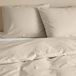 NOUS Living basis dekbedovertrek 2-persoons - beige (200x200 cm)