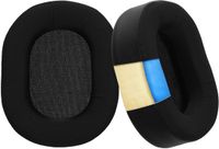 kwmobile 2x oorkussens voor koptelefoon - Geschikt voor Corsair HS55 - Earpads voor oortelefoon - Zwart