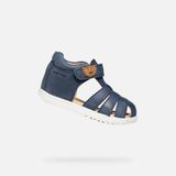 GEOX SANDAL MACCHIA DREUMES Sandalen - Marineblauw - Maat 26