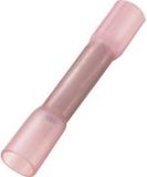 TRU COMPONENTS 739114 Stootverbinder Met krimpkous 0.50 mm² Volledig geïsoleerd Rood 50 stuk(s)