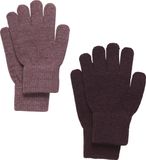 CeLaVi - Kinderhandschoenen - 2-pack - Magic Glitter - Rose Brown - Maat Onesize