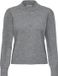 Jdy Jacqueline de Yong Trui Jdyrue Life L/s Pullover Knt Noos 15216638 Medium Grey Melange Dames Maat - XL