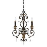 Steady Lighting Moderne Kroonluchter - Metaal - Blauw - L: 45.7cm
