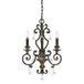 Steady Lighting Moderne Kroonluchter - Metaal - Blauw - L: 45.7cm