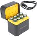 Keeppower i8 oplader met 8 stuks Keeppower 1,5V AA lithium-ion batterijen, USB-C oplaadpoort