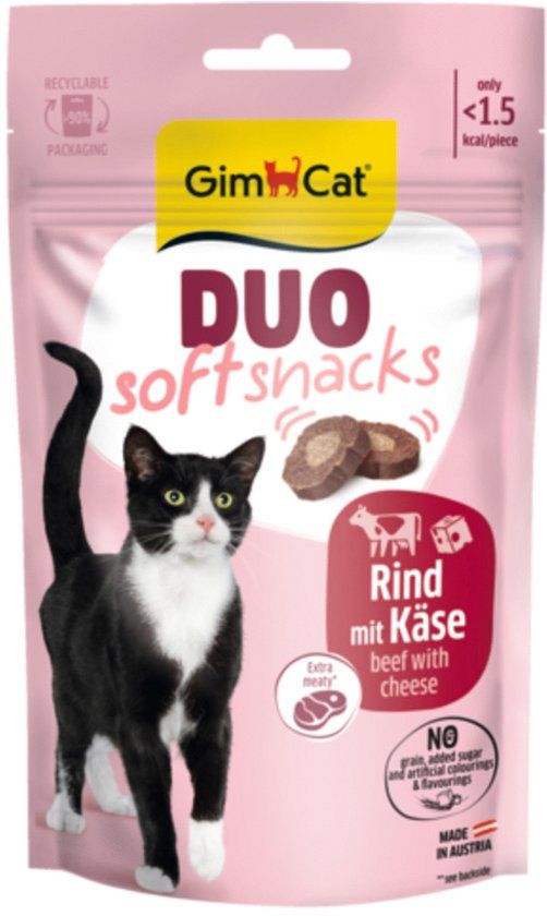 GimCat Duo Snacks Rund Kaas 50 g