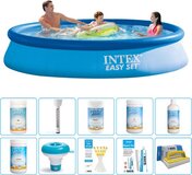 Intex Easy Set Zwembad - 366 x 76 cm - Rond - Blauw - Compleet Pakket