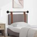 vidaXL Tête de lit Taupe PU Antique