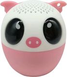 iDance Audio Friendy Pig - Draagbare Bluetooth Speaker - Wit/Roze