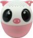 iDance Audio Friendy Pig - Draagbare Bluetooth Speaker - Wit/Roze