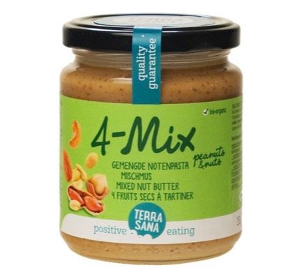 TerraSana Gemengde notenpasta zonder zout 250 G