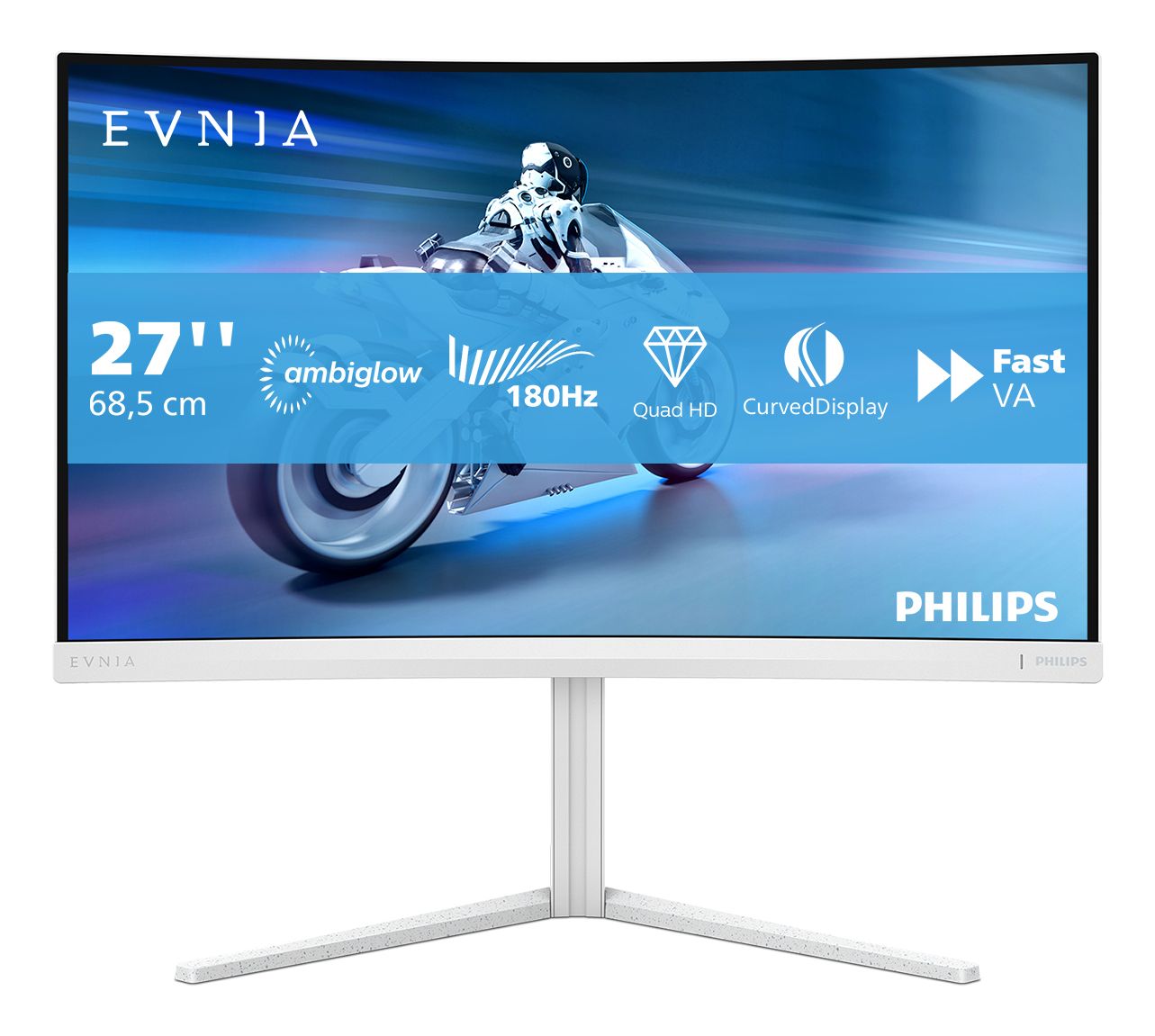 Philips Evnia 27M2C5501/00 27" QHD 180Hz Curved Gaming Monitor